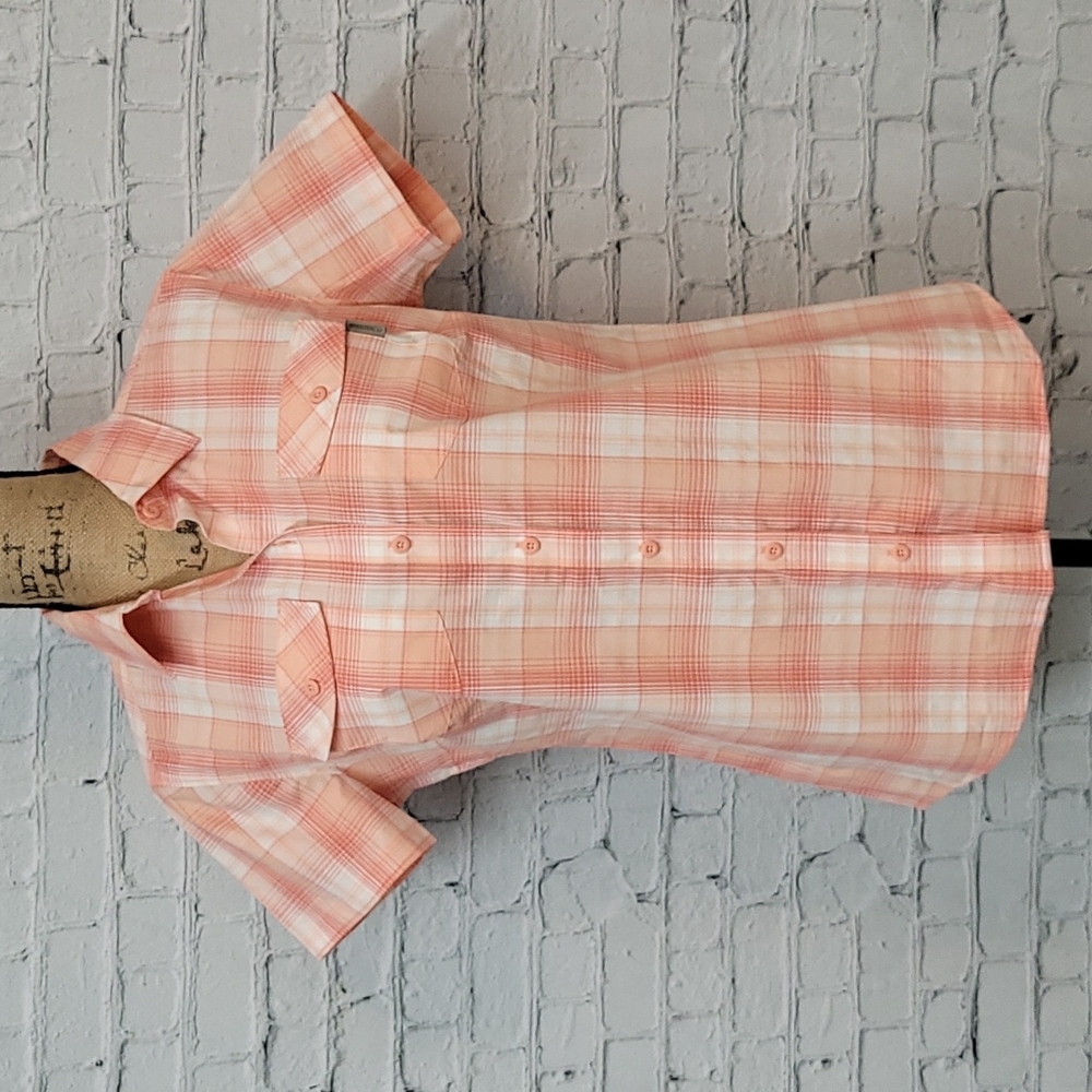 Wolverine Pink Plaid Sport/Work top